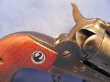 1970 NON CONVERTED, FLAT TOP, 3 SCREW, PRE-WARNING, RUGER, SINGLE SIX, CONVERTIBLE 22LR-22MAG, SIX SHOT REVOLVER - 5 of 21