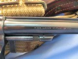 1948 SMITH&WESSON DOUBLE ACTION 22LR PRE-17 K22 WITH REPURPOSED 1943 GI HOLSTER S&W - 3 of 25