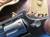 1948 SMITH&WESSON DOUBLE ACTION 22LR PRE-17 K22 WITH REPURPOSED 1943 GI HOLSTER S&W - 10 of 25