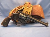 1948 SMITH&WESSON DOUBLE ACTION 22LR PRE-17 K22 WITH REPURPOSED 1943 GI HOLSTER S&W - 1 of 25