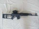 ROMARM/CUGIR WASR-10 7.62X39 SEMI AUTO CARBINE WITH SIDE MOUNTED SIMMONS RED DOT AND TAPCO MAG - 1 of 17