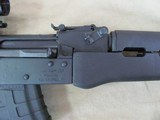ROMARM/CUGIR WASR-10 7.62X39 SEMI AUTO CARBINE WITH SIDE MOUNTED SIMMONS RED DOT AND TAPCO MAG - 4 of 17