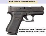 NEW GLOCK MODEL 43X SEMI AUTO 9MM PISTOL - 1 of 2