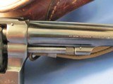 SMITH&WESSON DOUBLE ACTION 22LR PRE-17 K22 DOUBLE ACTION REVOLVER WITH REPURPOSED 1943 GI HOLSTER - 3 of 24