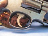 SMITH&WESSON DOUBLE ACTION 22LR PRE-17 K22 DOUBLE ACTION REVOLVER WITH REPURPOSED 1943 GI HOLSTER - 4 of 24