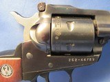 RUGER, SINGLE SIX, CONVERTIBLE 22LR-22MAG, 9-1/2” BUNTLINE SIX SHOT REVOLVER - 4 of 21