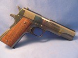 SOLD PENDING PAYMENT :
TURNBULL RESTORED 1911 COLT GOVERNMENT 38-SUPER SEMI AUTO PISTOL MANUFACTURED IN 1938 - 1 of 21