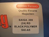 TWO SAIGA 308 CALIBER 24 RD PROMAG SAI-A5BLACK POLYMER MAGAZINES - 3 of 3