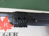 UNFIRED TACTICAL RUGER MINI30 RANCH 7.62X39 CALIBER SEMI AUTO CARBINE - 6 of 15