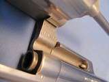 THIS IS A SMITH & WESSON 66-1 STAINLESS 357 MAGNUM DOUBLE ACTION 6-SHOT 4” PIN BARREL REVOLVER - 11 of 12