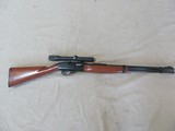 RARE MADE BEFORE 1969 COLT COLTEER “THE COLTEER 4-22” SEMI AUTO 22LR CALIBER RIFLE WITH ERA CORRECT BUSHNELL 3X-8X SCOPECHIEF - 1 of 21