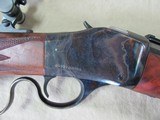 WINCHESTER 1885 LIMITED SERIES BADGER TARGET 45-70 GOVERNMENT BY MIROKU IMPORTED BY BROWNING - 6 of 21