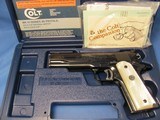 COLT GOLD CUP NATIONAL MATCH EL TENIENTE 38 SUPER 5” ROYAL BLUE SEMI AUTO PISTOL - 1 of 14
