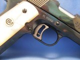 COLT GOLD CUP NATIONAL MATCH EL TENIENTE 38 SUPER 5” ROYAL BLUE SEMI AUTO PISTOL - 3 of 14