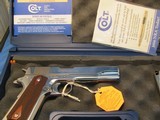 COLT 5” GOVERNMENT 1991 SERIES BRIGHT STAINLESS 45ACP SEMI AUTO PISTOL O1070BSTS - 1 of 15