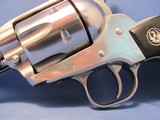 RUGER VAQUERO BRIGHT STAINLESS 45 LONG COLT SINGLE ACTION 6-SHOT 3.75” REVOLVER - 4 of 17