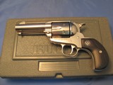 RUGER VAQUERO BRIGHT STAINLESS 45 LONG COLT SINGLE ACTION 6-SHOT 3.75” REVOLVER - 2 of 17