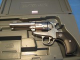 RUGER VAQUERO BRIGHT STAINLESS 45 LONG COLT SINGLE ACTION 6-SHOT 3.75” REVOLVER - 1 of 17