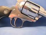 RUGER VAQUERO BRIGHT STAINLESS 45 LONG COLT SINGLE ACTION 6-SHOT 3.75” REVOLVER - 8 of 17