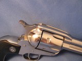 RUGER VAQUERO BRIGHT STAINLESS 45 LONG COLT SINGLE ACTION 6-SHOT 3.75” REVOLVER - 9 of 17