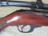 SAVAGE STEVENS MODEL 987 SEMI AUTO 22LR CALIBER CARBINE WITH ERA CORRECT WEAVER V22-A 3X-6X SCOPE - 5 of 21