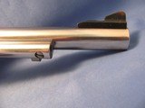BRIGHT STAINLESS RUGER SINGLE SIX SINGLE ACTION 22LR / 22 MAGNUM SIX SHOT CONVERTIBLE REVOLVER - 2 of 17