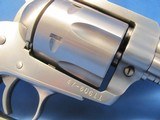 STAINLESS RUGER NEW MODEL BLACKHAWK SINGLE ACTION 45ACP
45 LONG COLT SIX SHOT CONVERTIBLE REVOLVER - 3 of 21
