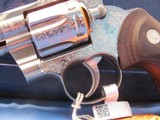 SPECIAL EDITION ENGRAVED COLT PYTHON STAINLESS STEEL 357 MAGNUM REVOLVER 357mag - 8 of 20