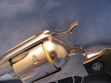 RUGER VAQUERO BRIGHT STAINLESS STEEL 44MAG SINGLE ACTION BIRD HEAD 3.75” REVOLVER 44 MAGNUM - 4 of 17