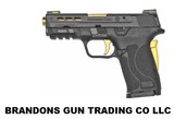 S&W PC PERFORMANCE CENTER M&P9 SHIELD EZ PORTED GOLD SEMI AUTO PISTOL SKU 13228 - 1 of 1