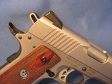 RUGER SR1911 45ACP STAINLESS FULL SIZE 1911 STYLE PISTOL - 9 of 17