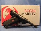 STURM RUGER MARK IV 22LR SEMI AUTO STANDARD PISTOL MKIV - 1 of 19
