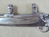 LEFT HANDED RUGER MARK II M77 25-06 BRIGHT STAINLESS LAMINATED STOCKED BOLT ACTION RIFLE - 5 of 19