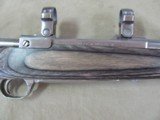 LEFT HANDED RUGER MARK II M77 25-06 BRIGHT STAINLESS LAMINATED STOCKED BOLT ACTION RIFLE - 10 of 19