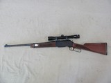 BROWNING 81 BLR 22-250 REMINGTON MAGNUM LEVER ACTION RIFLE CARBINE WITH 4x32 SCOPE - 1 of 19
