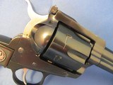 CONVERTIBLE RUGER NEW MODEL BLACKHAWK 6-12” SINGLE ACTION 9MM 357 MAGNUM SIX SHOT REVOLVER - 10 of 22