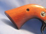 1970 NON CONVERTED, FLAT TOP, 3 SCREW, PRE-WARNING, RUGER, SINGLE SIX, CONVERTIBLE 22LR-22MAG, SIX SHOT REVOLVER - 6 of 21
