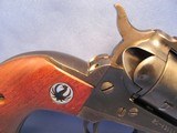 1970 NON CONVERTED, FLAT TOP, 3 SCREW, PRE-WARNING, RUGER, SINGLE SIX, CONVERTIBLE 22LR-22MAG, SIX SHOT REVOLVER - 5 of 21