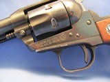 RUGER, SINGLE SIX, CONVERTIBLE 22LR-22MAG, SIX SHOT REVOLVER 1970 NON CONVERTED, FLAT TOP, 3 SCREW, PRE-WARNING - 8 of 21