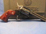 RUGER NEW VAQUERO BLUE 45 COLT SINGLE ACTION 6-SHOT 4.5” REVOLVER 45LC - 2 of 19