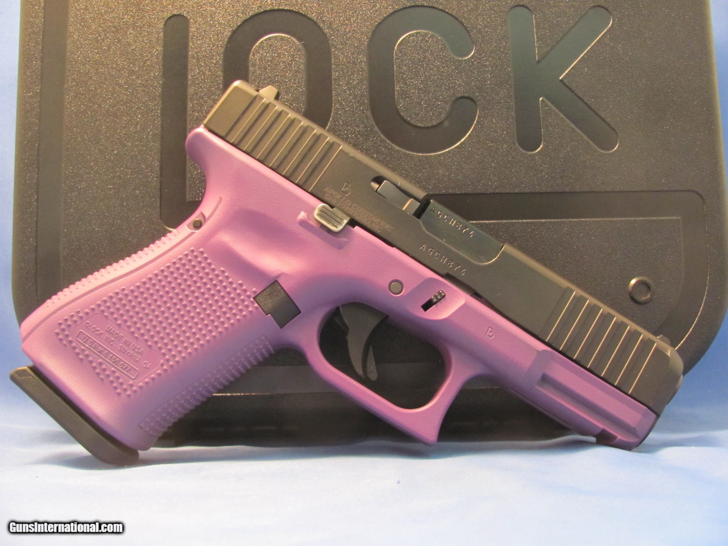 Special Edition Purple Glock 19 9mm Gen 5 Semi Auto Pistol 8517