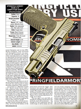 ACTUAL COVER GUN FROM 2015 SPECIAL EDITION AMERICAN HANDGUNNER TMT SPRINGFIELD XD COMPETITION MATCH 9MM PISTOL - 5 of 17