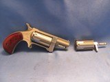 NORTH AMERICAN ARMS SIDEWINDER 22LR22MAG SINGLE ACTION STAINLESS STEEL REVOLVER DERRINGER 22LR 22MAGNUM NAA - 1 of 10