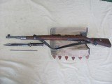 1943 BYF NAZI STAMPED 8X57 CALIBER MODEL 98 MAUSER BOLT ACTION RIFLE WITH BAYONET - 1 of 21