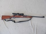 1985 STURM RUGER M77 RS 243win RIFLE WITH LEUPOLD VARI-X 3-9X32 COMPACT SCOPE TANG SAFTY RED BUTT - 1 of 21