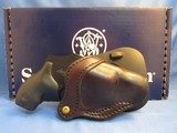 SMITH & WESSON 22MAGNUM MODEL 351C AIRLITE DOUBLE ACTION ONLY 7-SHOT 2” REVOLVER WITH 1791 LEATHER HOLSTER S&W - 1 of 16