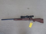 LEFT HANDED SAVAGE 93R17 17HMR BOLT ACTION CLIP FED REPEATER WITH SCOPE AND ACCU TRIGGER - 1 of 12