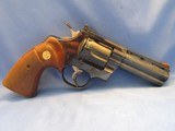 1977 COLT PYTHON 357 MAGNUM DOUBLE ACTION 6-SHOT 4” REVOLVER