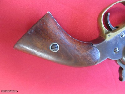 VERY RARE AND EXCELLENT SPECIMEN OF AN ANTIQUE 1858 NEW MODEL REMINGTON 36 CAL MFG JULY 1863 - Image 6 of 13