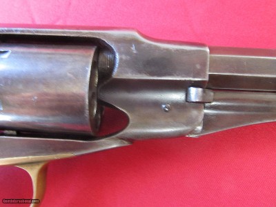 VERY RARE AND EXCELLENT SPECIMEN OF AN ANTIQUE 1858 NEW MODEL REMINGTON 36 CAL MFG JULY 1863 - Image 3 of 13